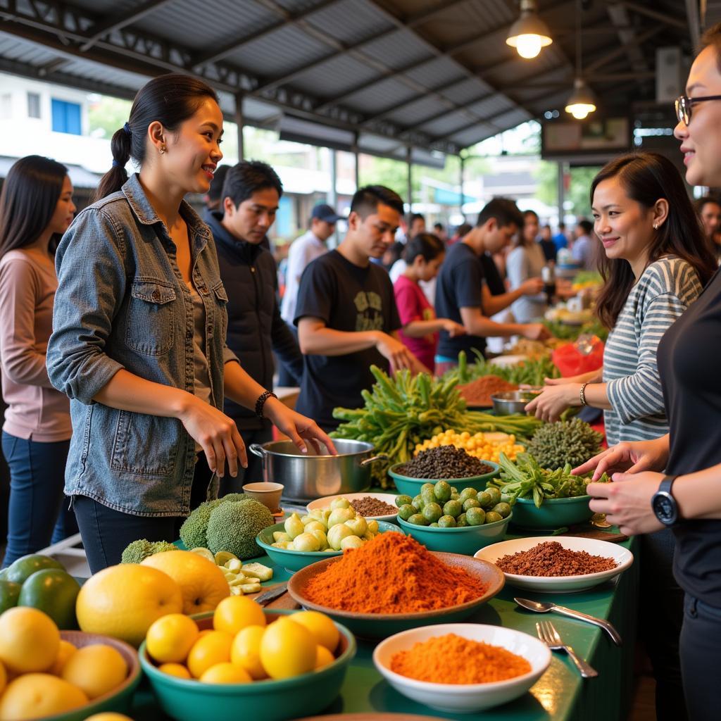 Exploring Melaka's cultural attractions with a homestay host