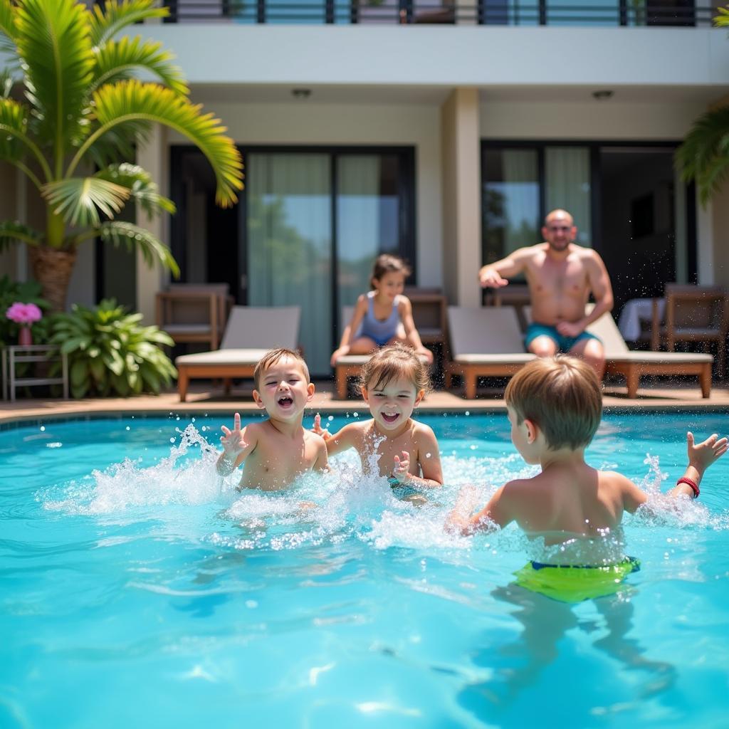 Melaka Homestay Family Fun by the Pool