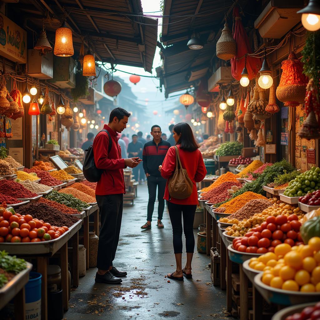 Menggatal Local Market