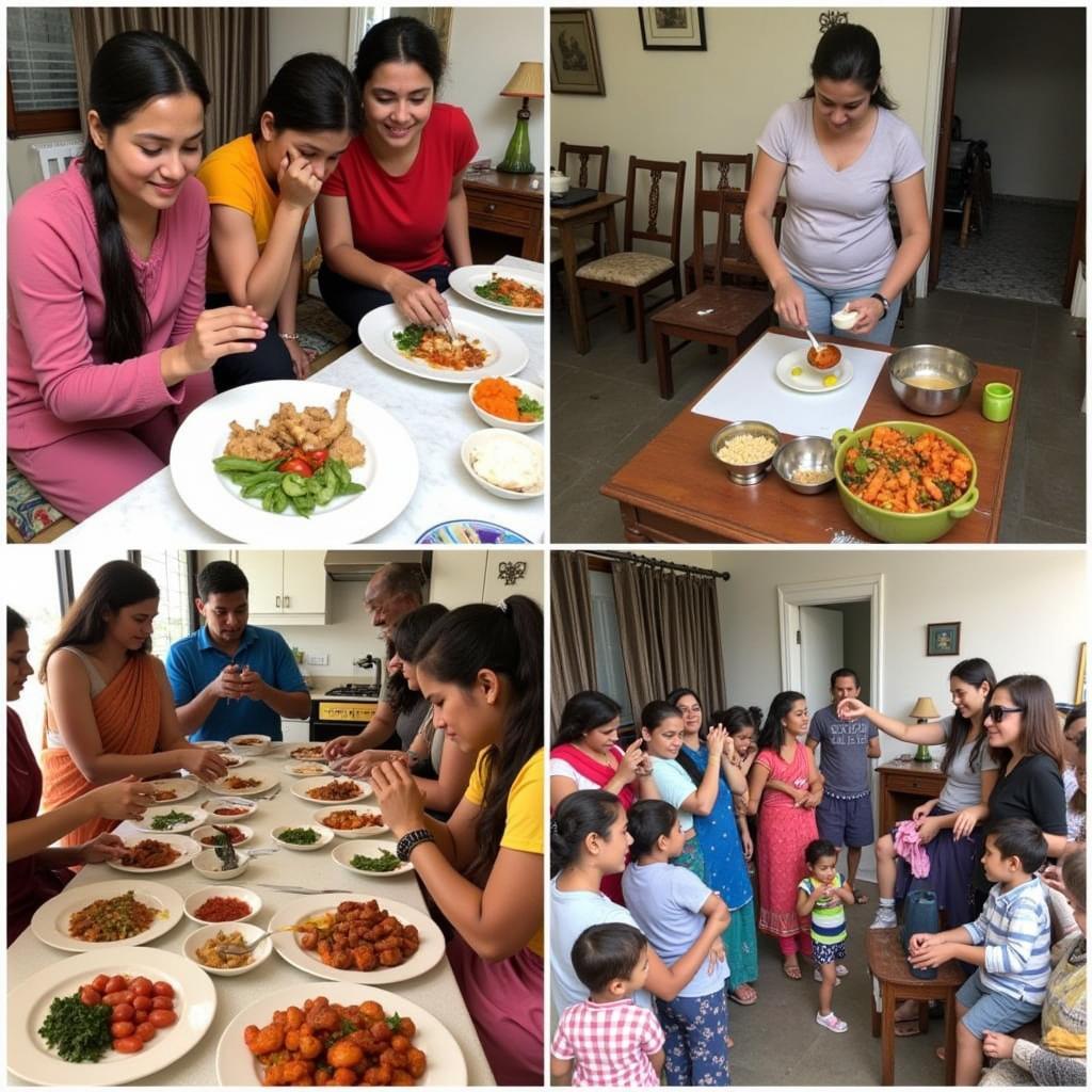 Guests participating in activities at a Mulshi homestay