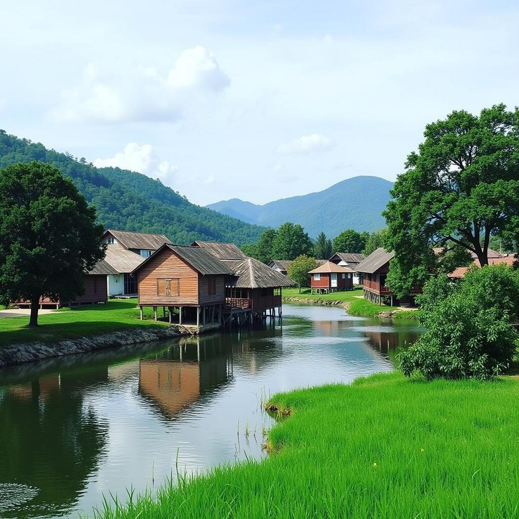 Beautiful Inle Lake Homestay View