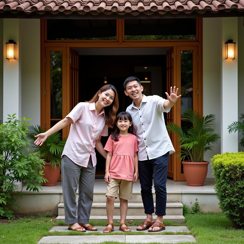 Padang Serai Homestay Family: A warm Malaysian family welcomes guests into their traditional home, offering a glimpse into local life and culture.