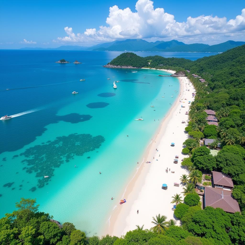 Beautiful Pangkor Island Beach View