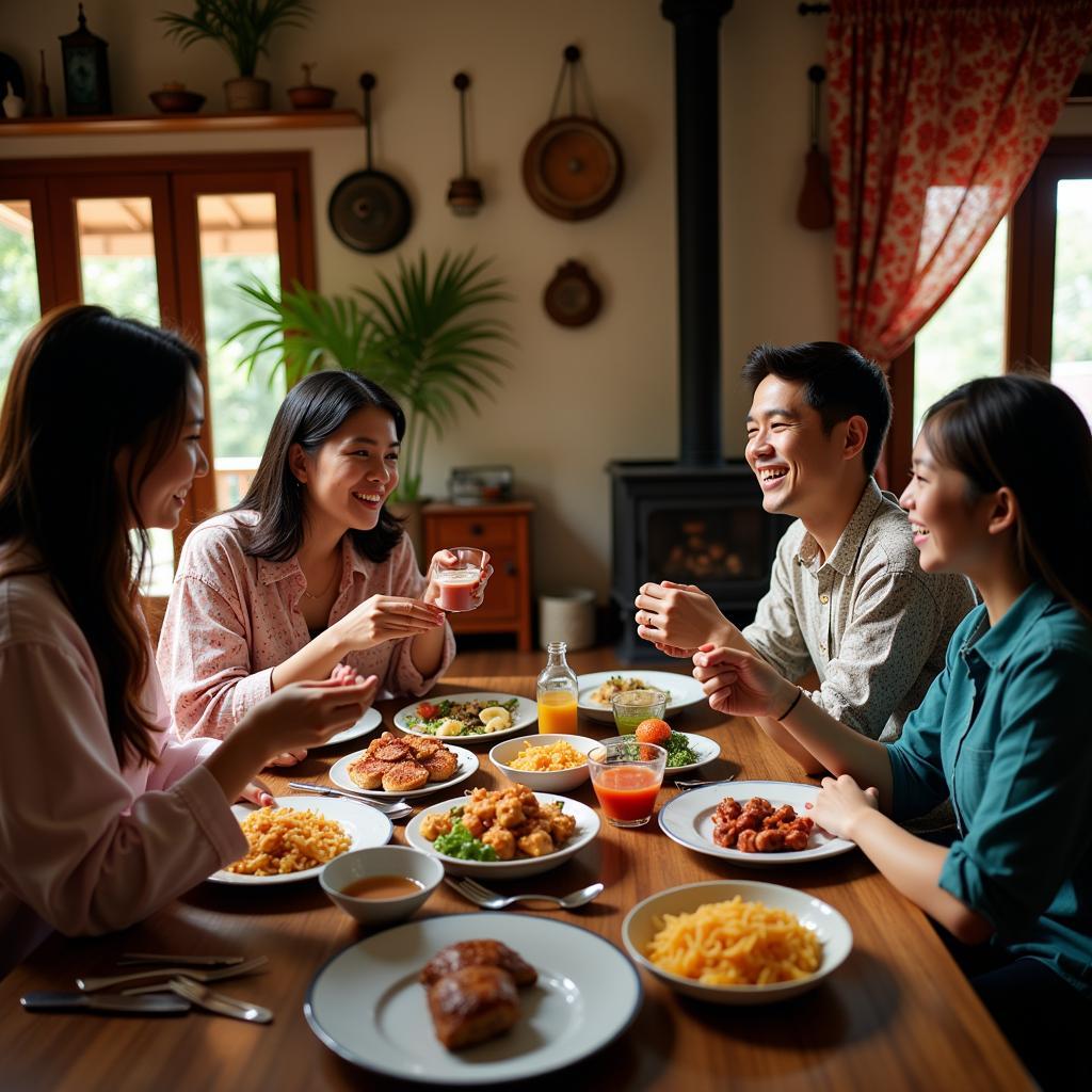 Enjoying local hospitality at a Pangkor Island homestay