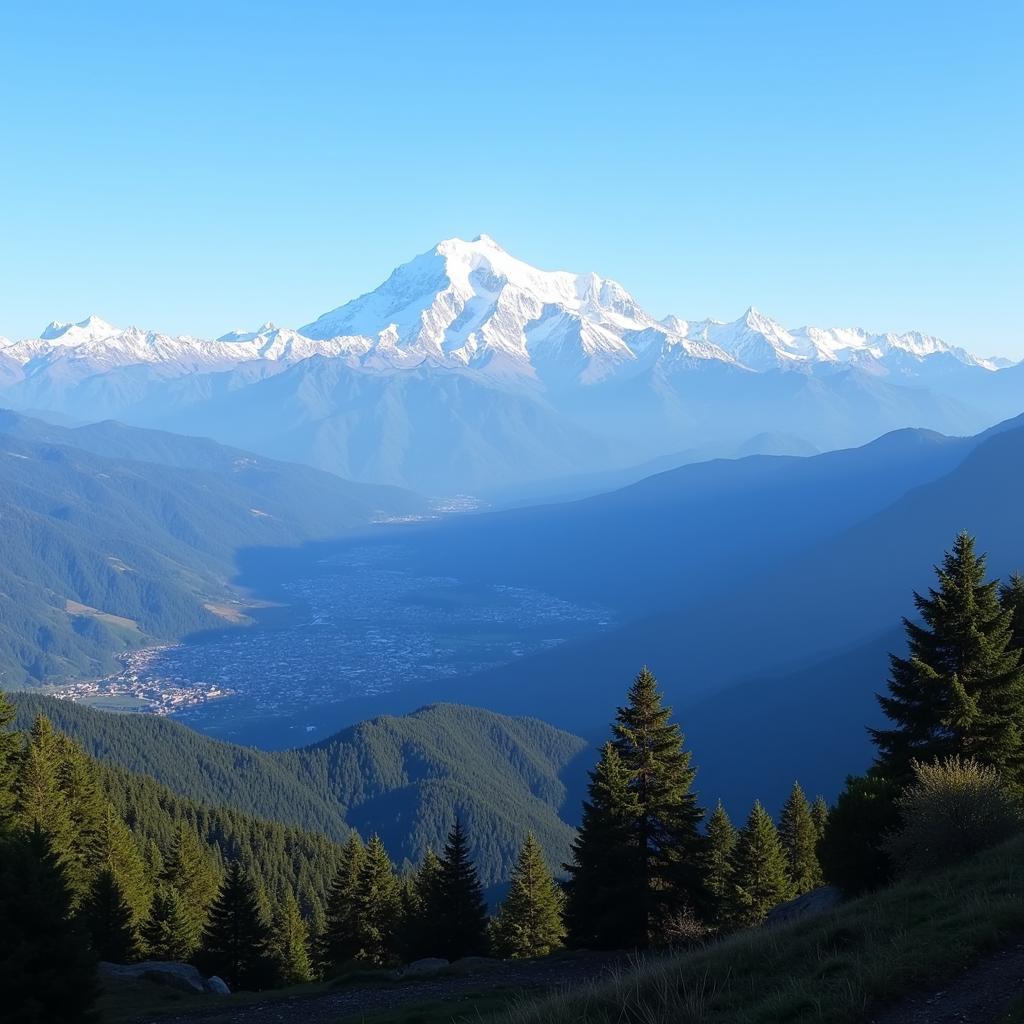 Panoramic View of Kanchenjunga from Dzongu