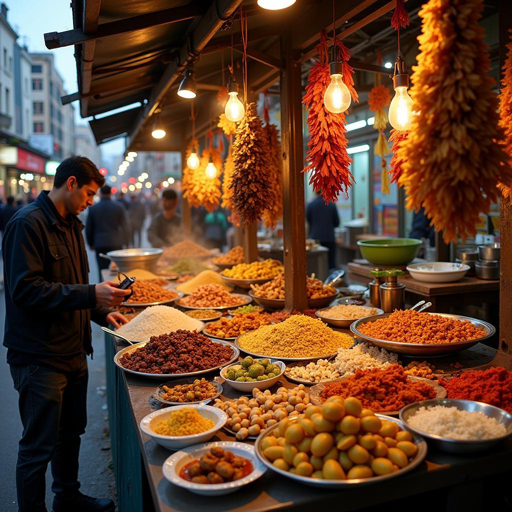 Delicious street food near a Penang homestay