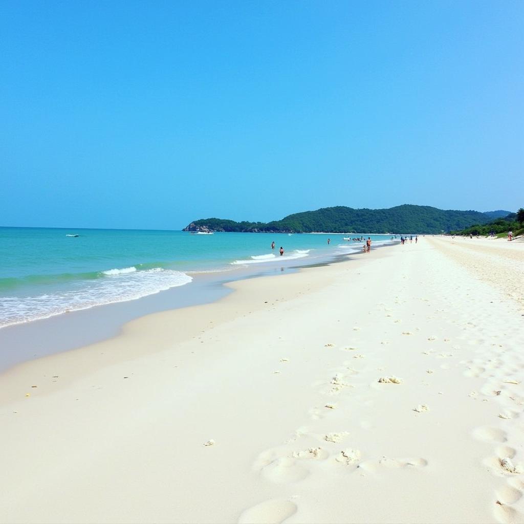 Relaxing on a beautiful beach near your central Phan Thiet homestay