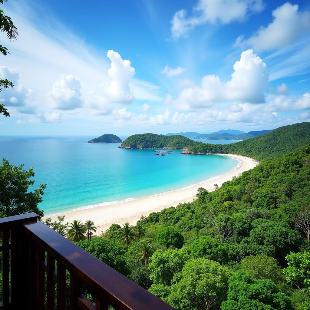 Quy Nhon Beach View from Homestay