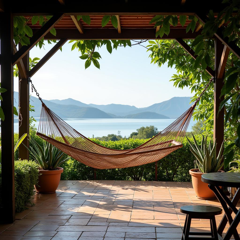 Relaxing at a homestay in Ajijic with stunning lakeside views