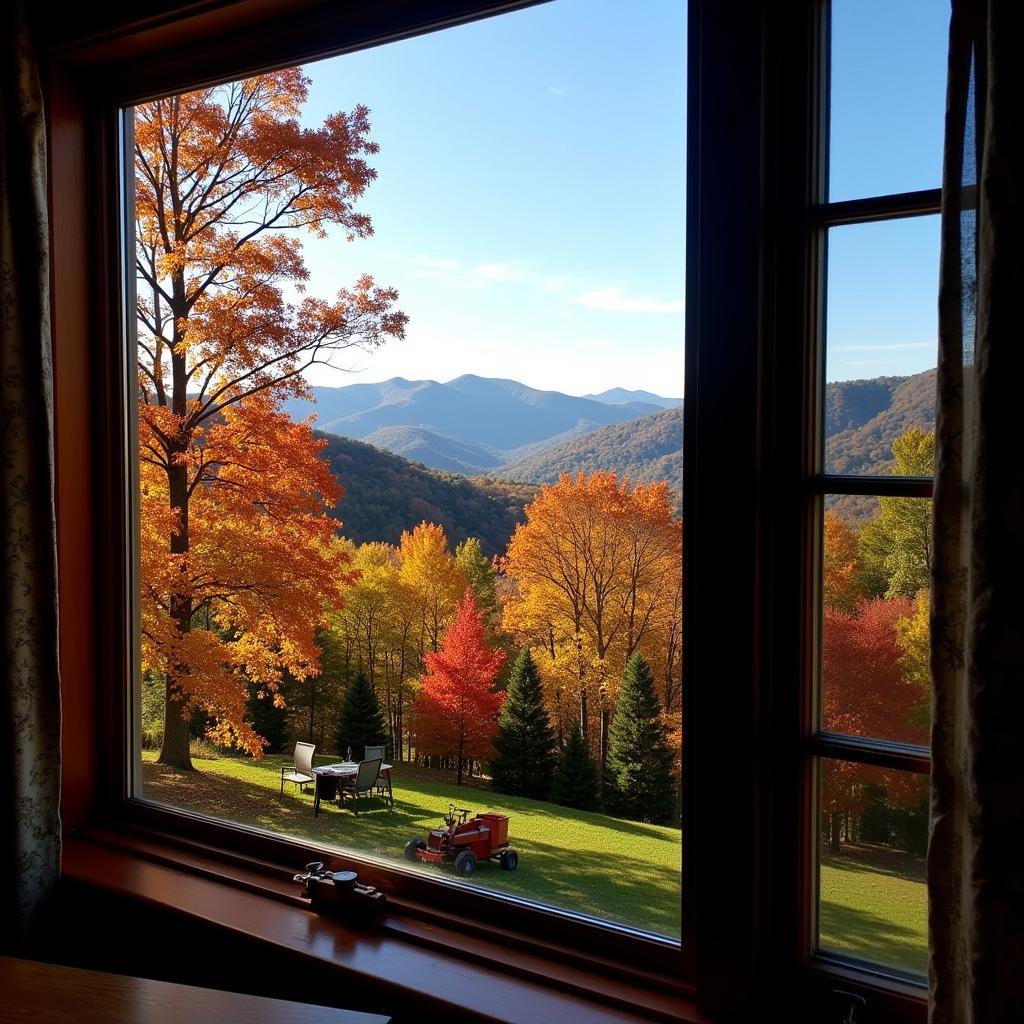 Scenic Mountain View from a Roanoke Homestay