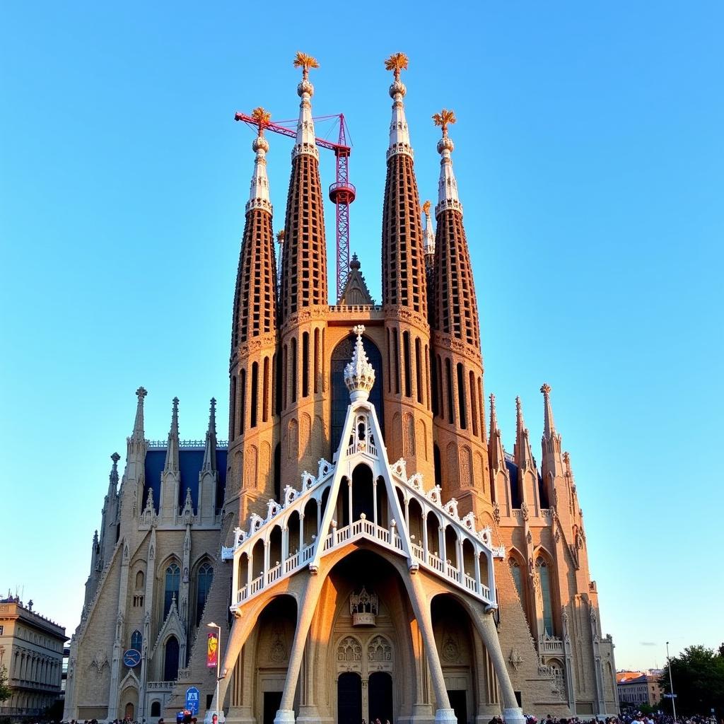 The Sagrada Familia in Barcelona