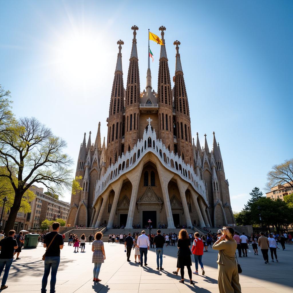 Visiting the Sagrada Familia During Your Barcelona Homestay