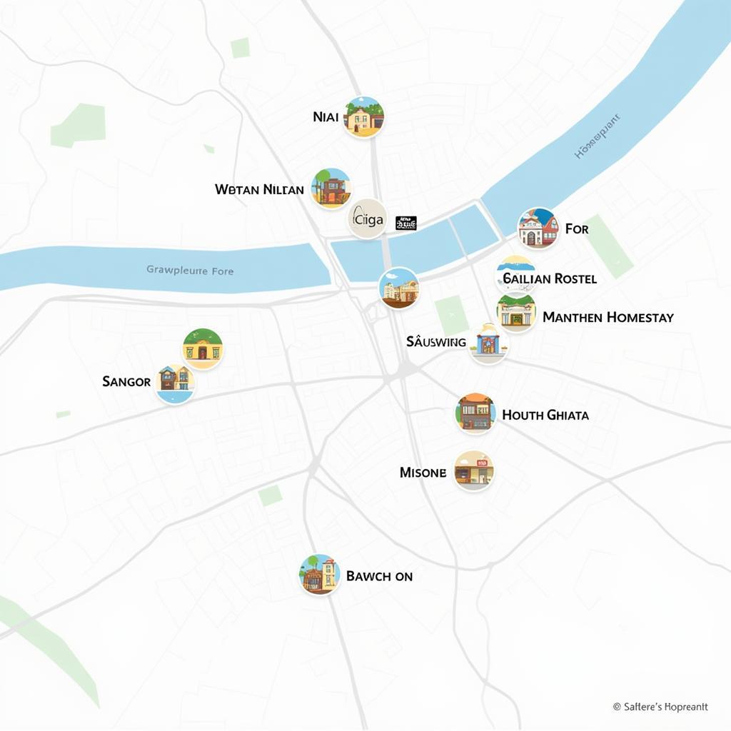 Saigon Homestay Options Map