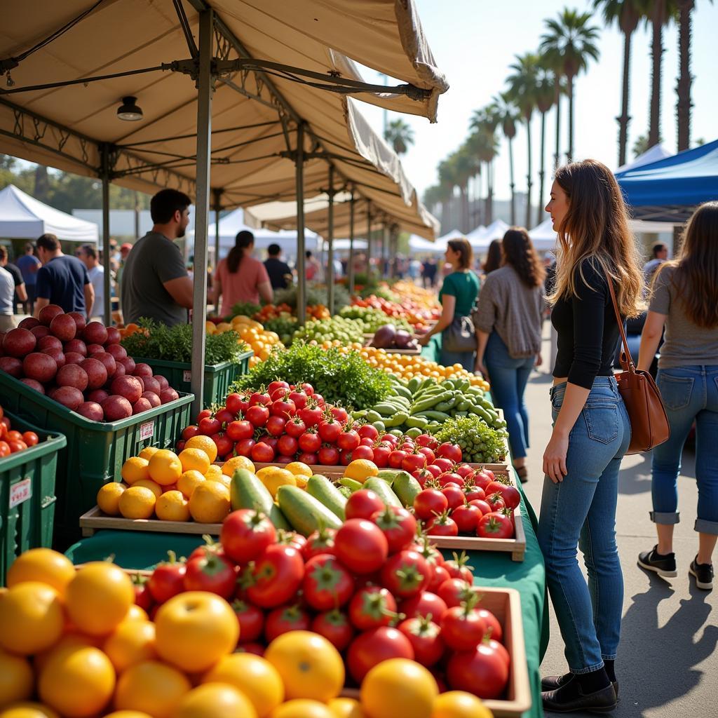 Santa Monica Farmers Market Fresh Produce