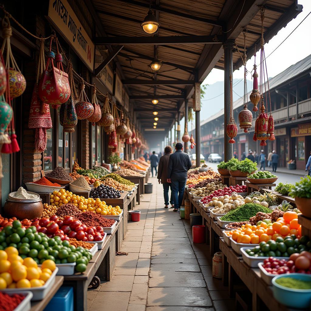 Vibrant local market in Saujana Puchong