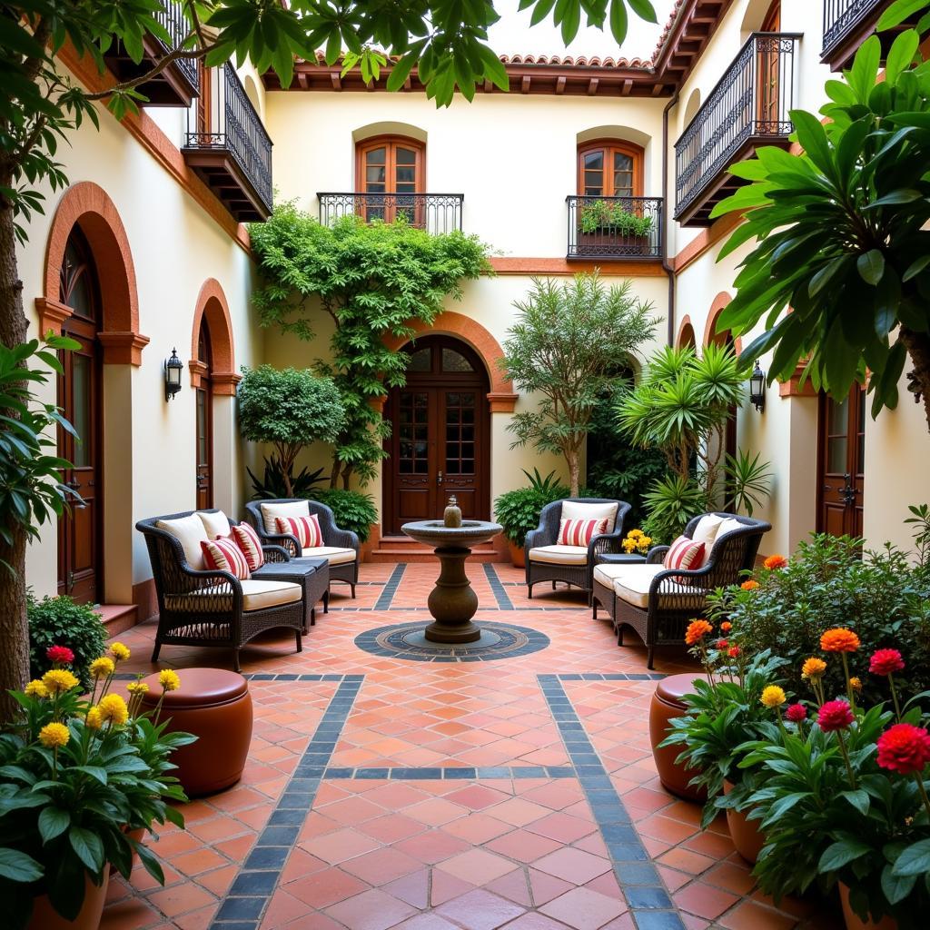 Tranquil Patio in Seville Homestay