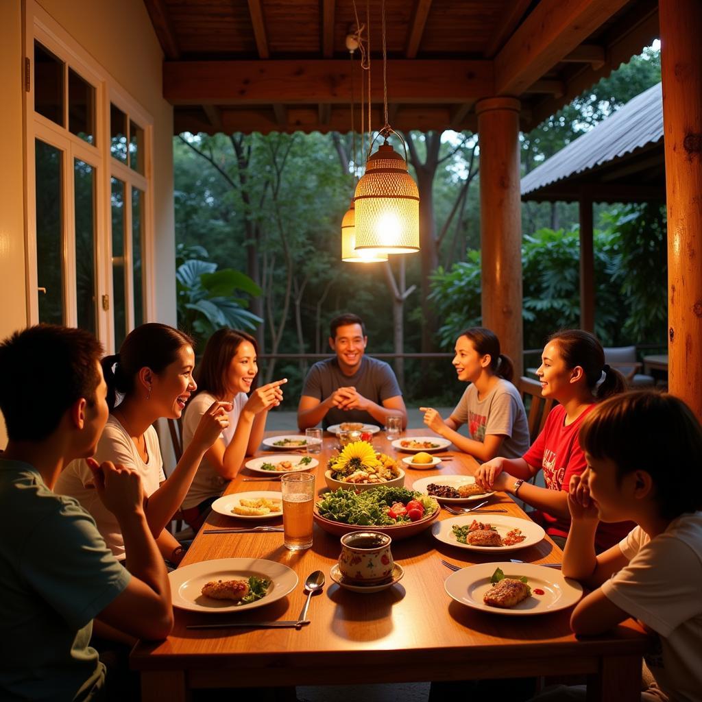 Siargao Homestay Family Dinner