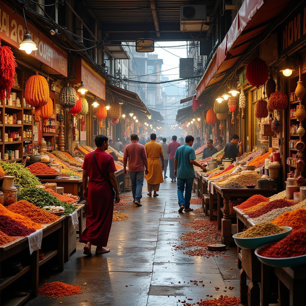 Exploring the vibrant local market in Someshwara