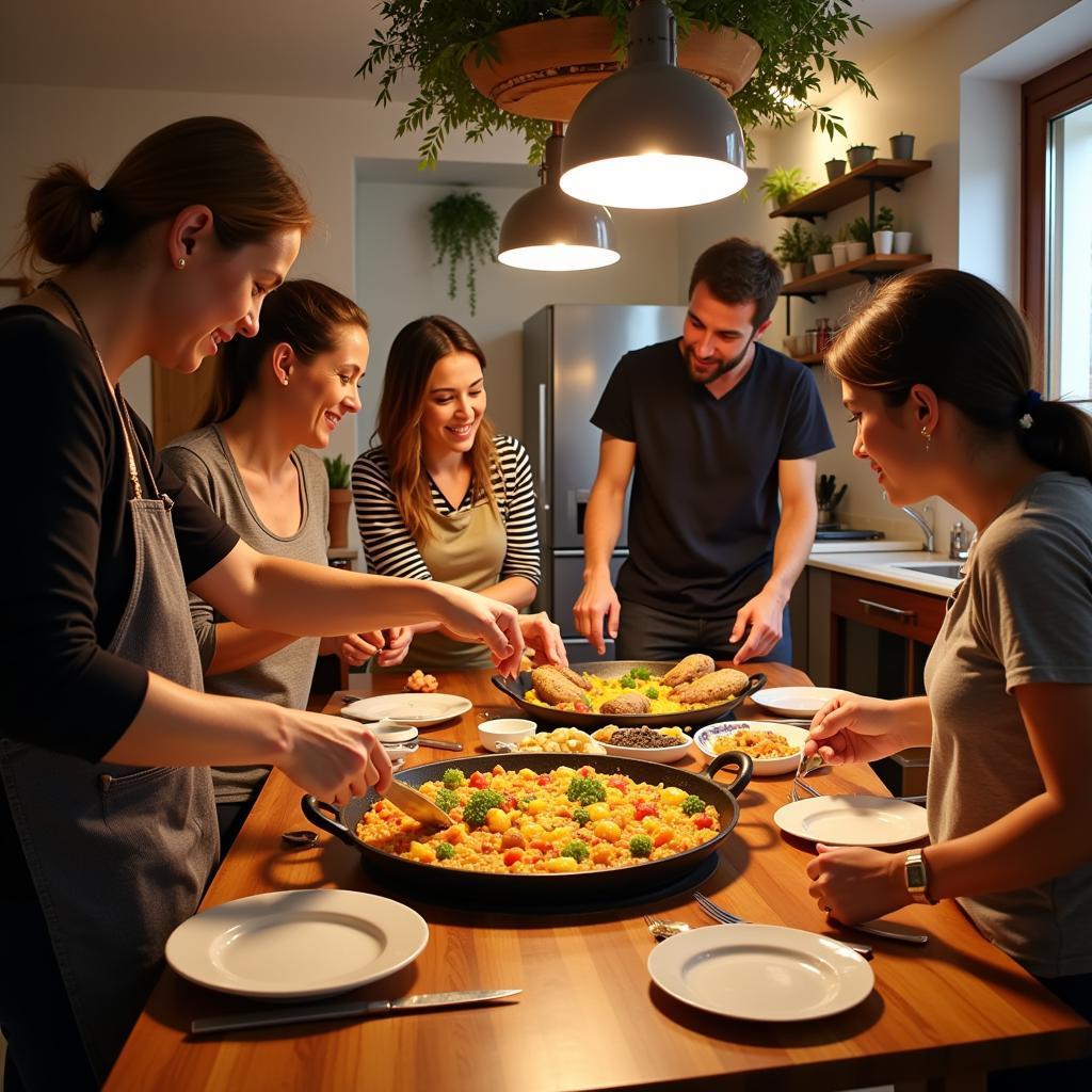 Spanish Cooking Class during Homestay