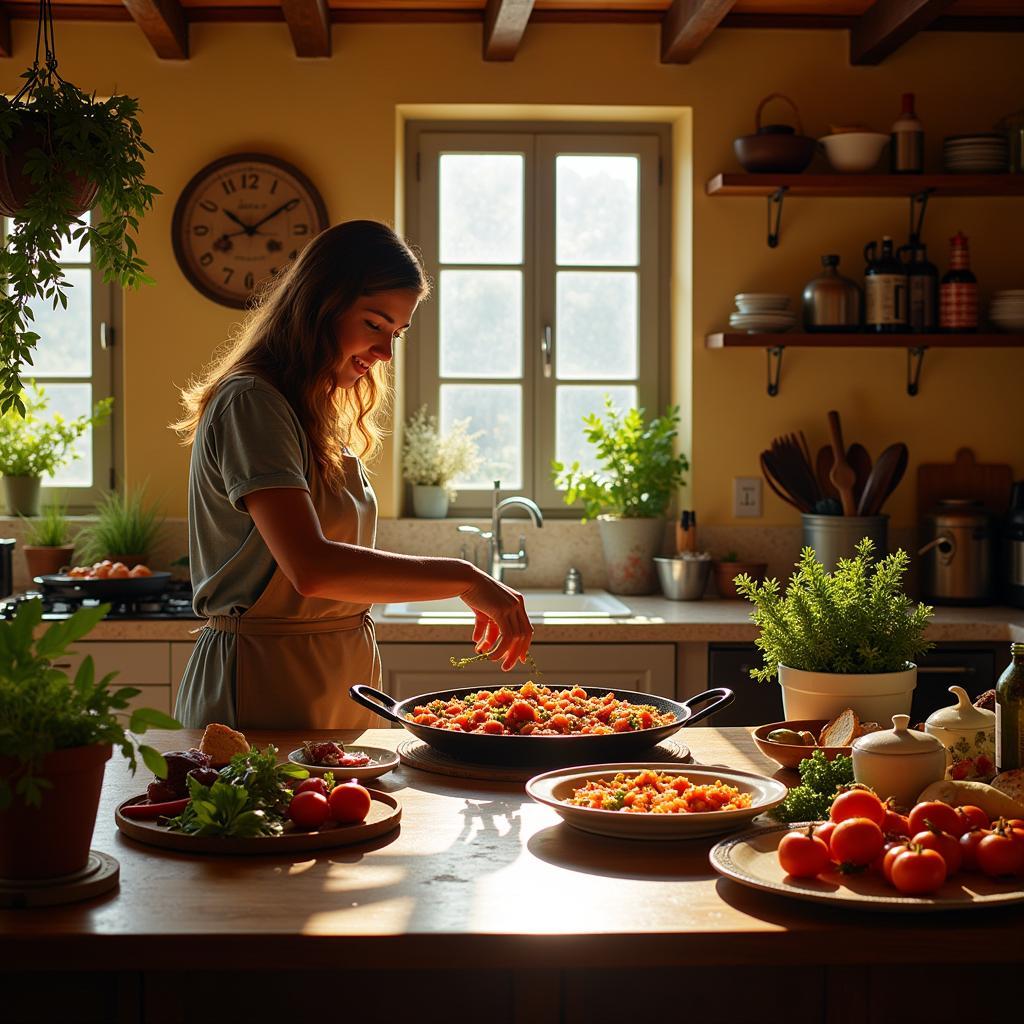 Authentic Spanish Cooking Class in a Homestay