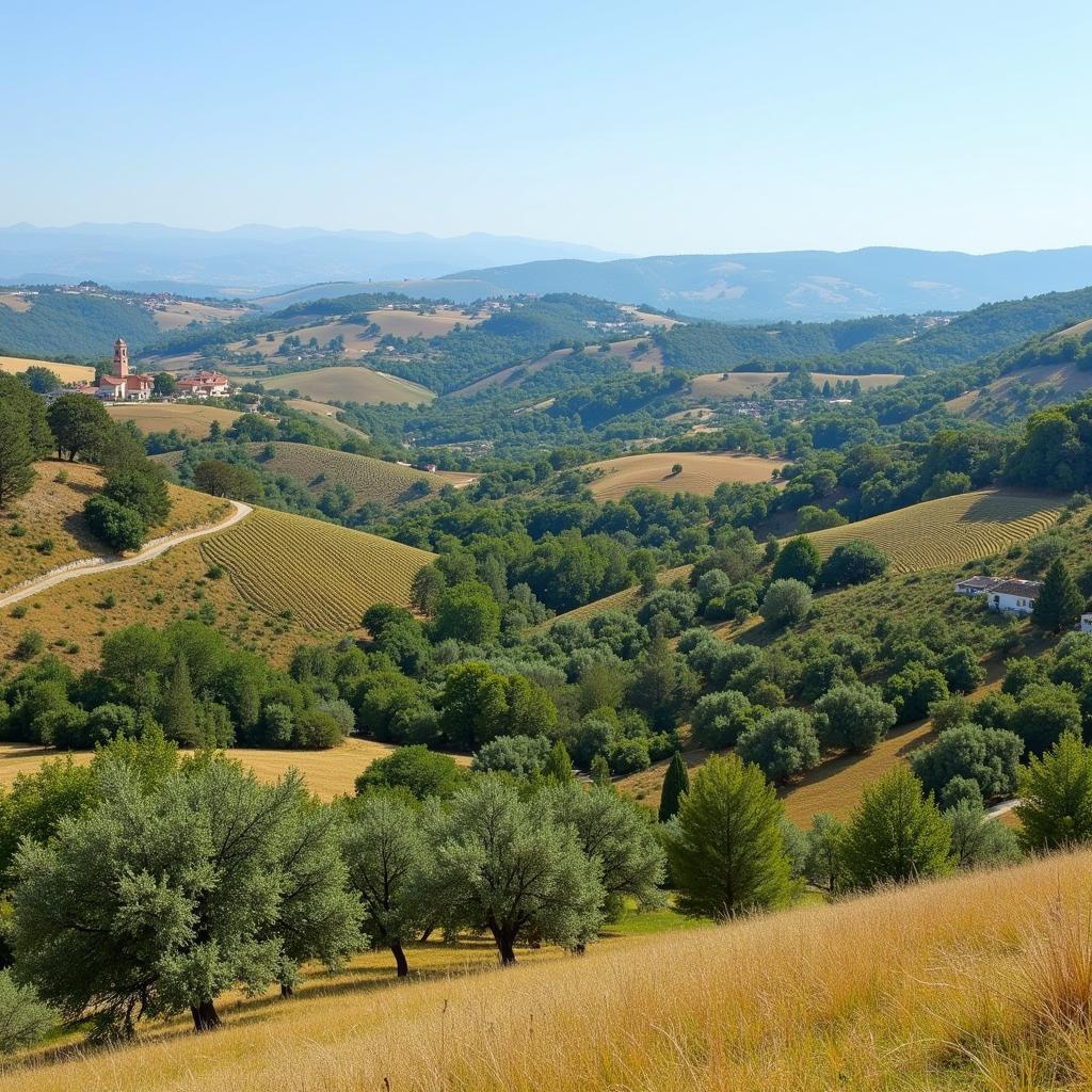 Breathtaking View of the Spanish Countryside