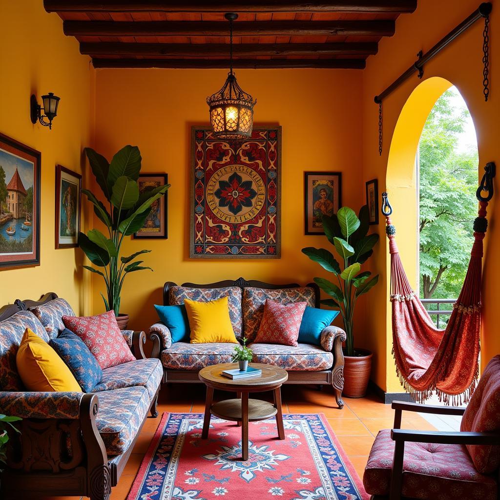 Spanish Decor in a Cordel Homestay Mangalore