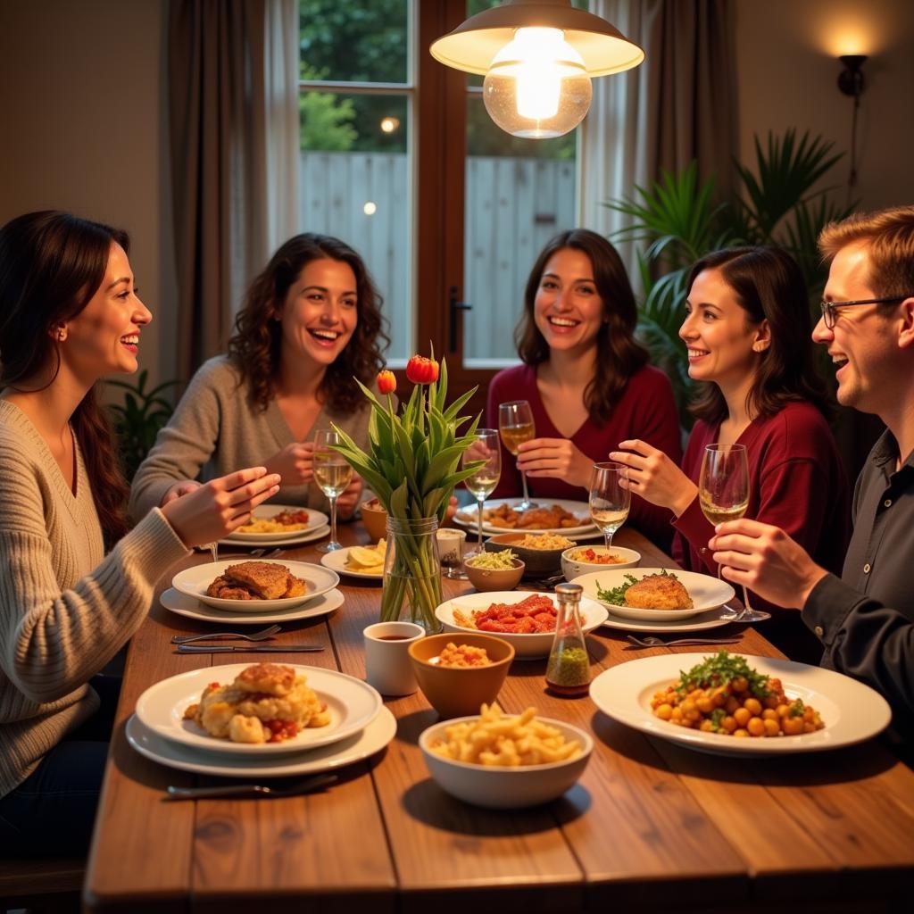 Authentic Spanish Homestay Dinner