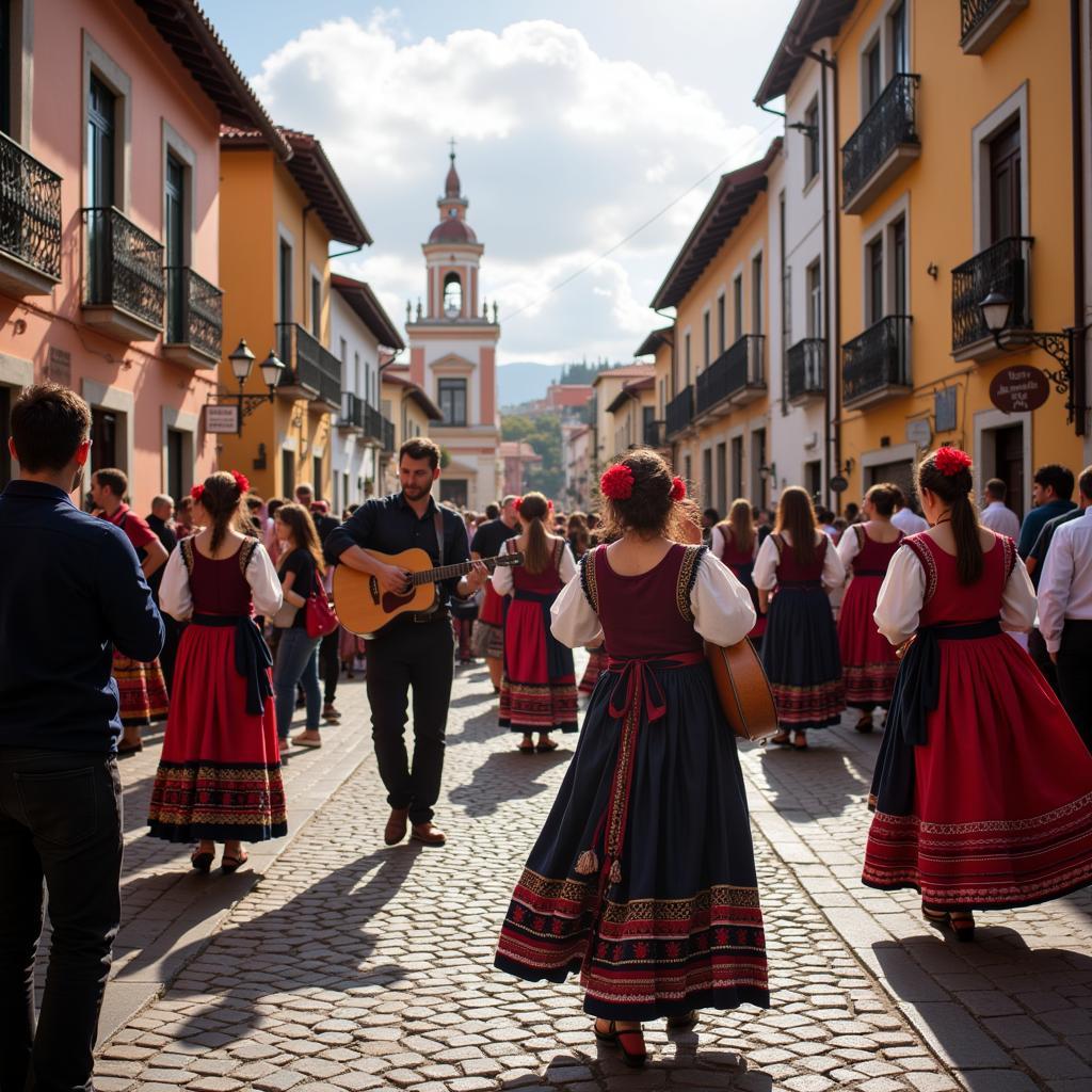 Celebrating a Spanish Festival