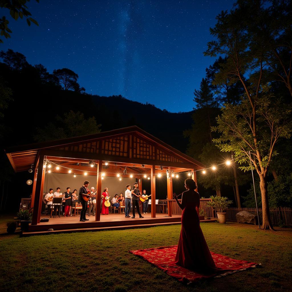 Flamenco Performance under the Stars in Janda Baik