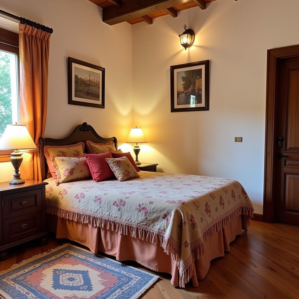 Spanish homestay bedroom