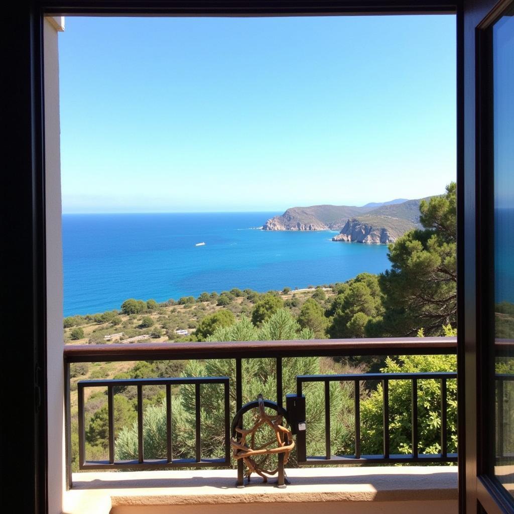 Enjoying the Coastal View from a Spanish Homestay