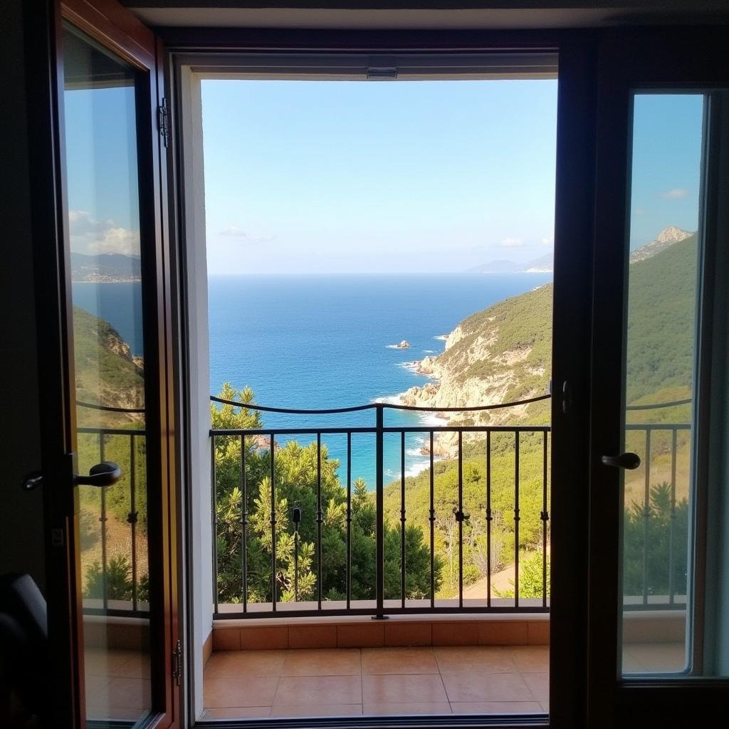 Breathtaking Coastal View from a Spanish Homestay