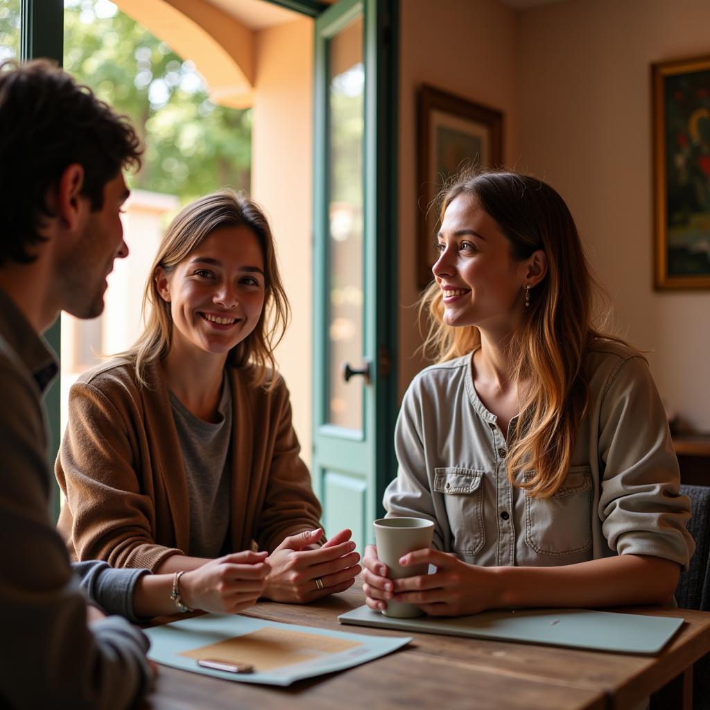 Engaging in Conversation with a Spanish Host