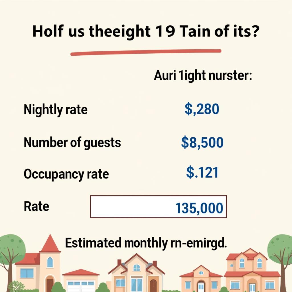 Calculating potential earnings from hosting guests in Spain