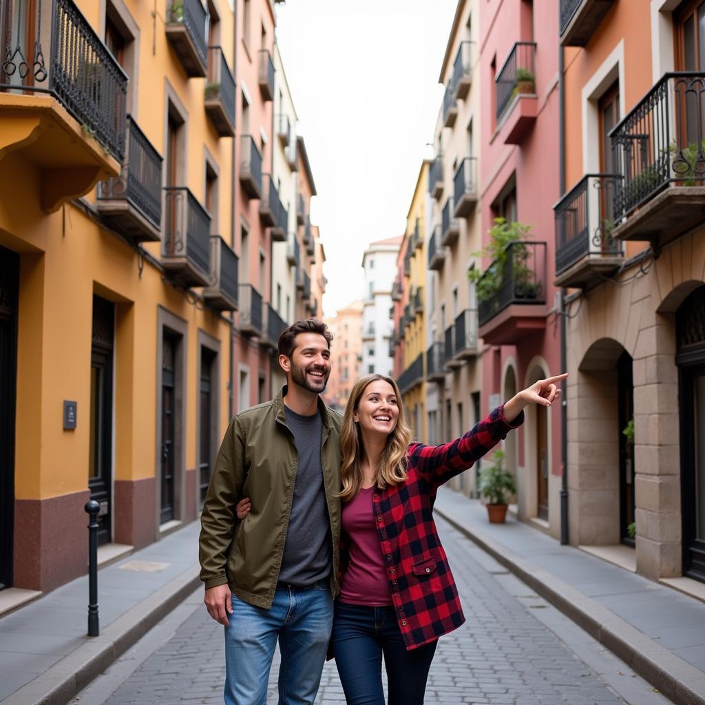 Exploring Barcelona with a Local