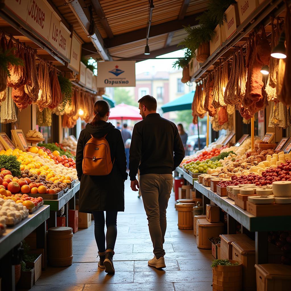 Exploring a Local Market with a Spanish Host