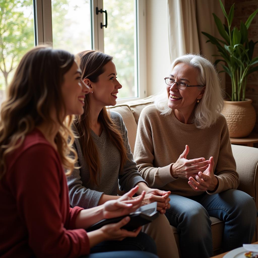 Engaging Conversation in a Spanish Homestay