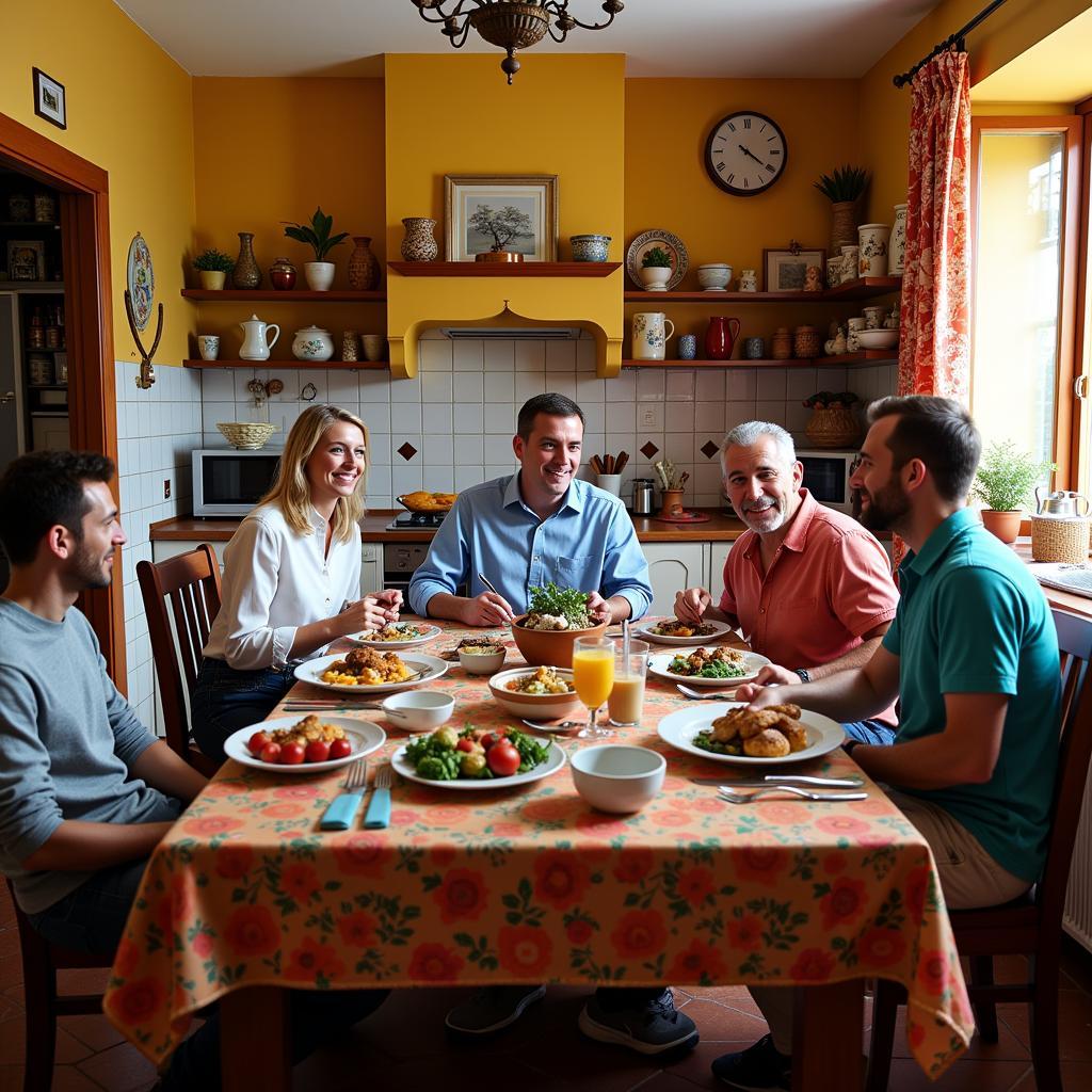 Authentic Spanish Homestay Kitchen