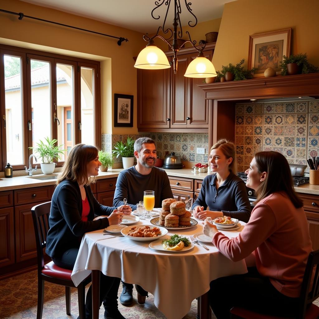 Authentic Spanish Homestay Kitchen