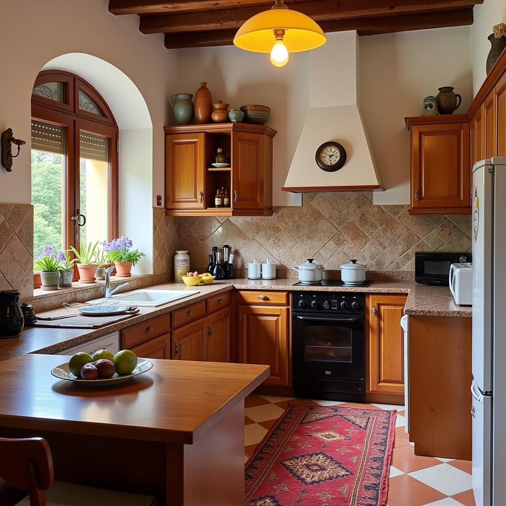 Authentic Spanish Homestay Kitchen