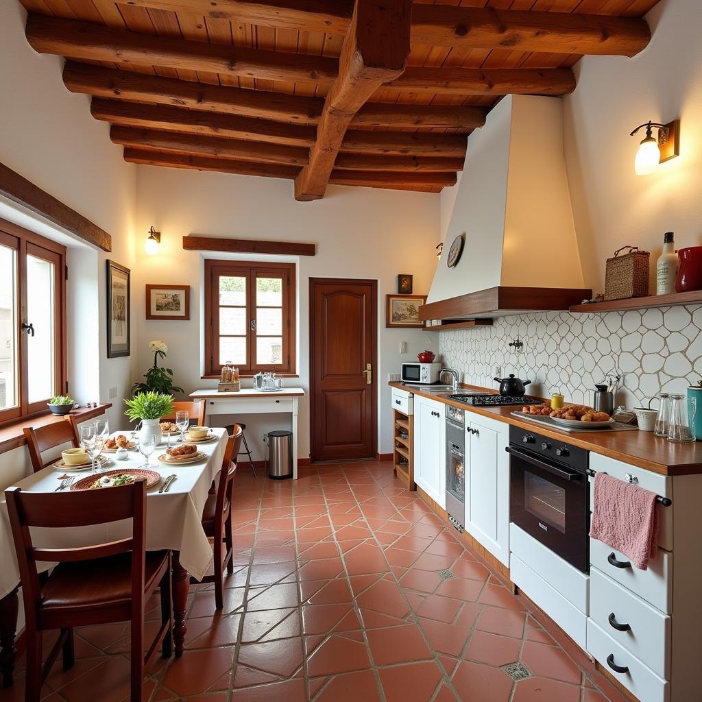 Authentic Spanish Kitchen in a Homestay