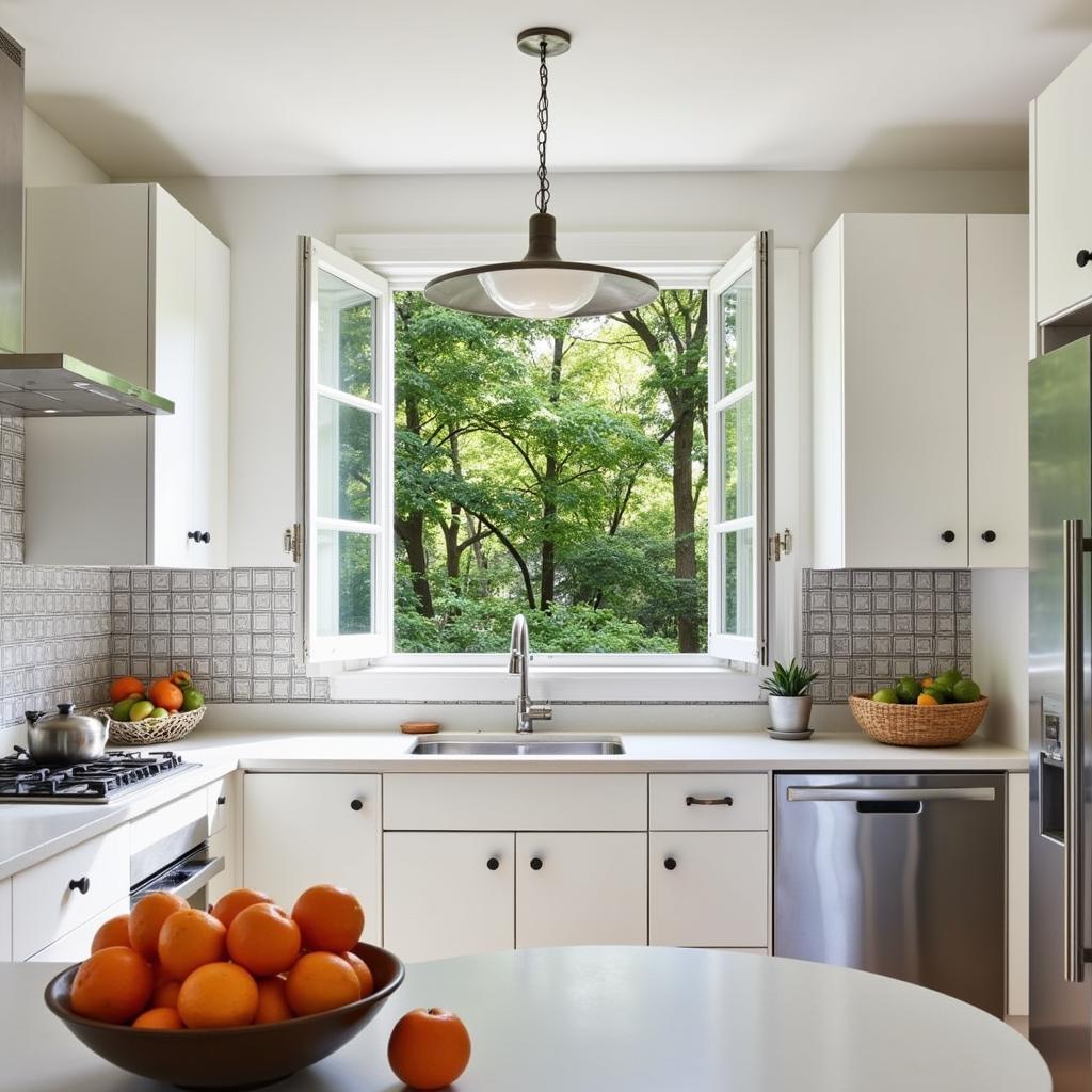 Modern Kitchen in a Spanish Homestay