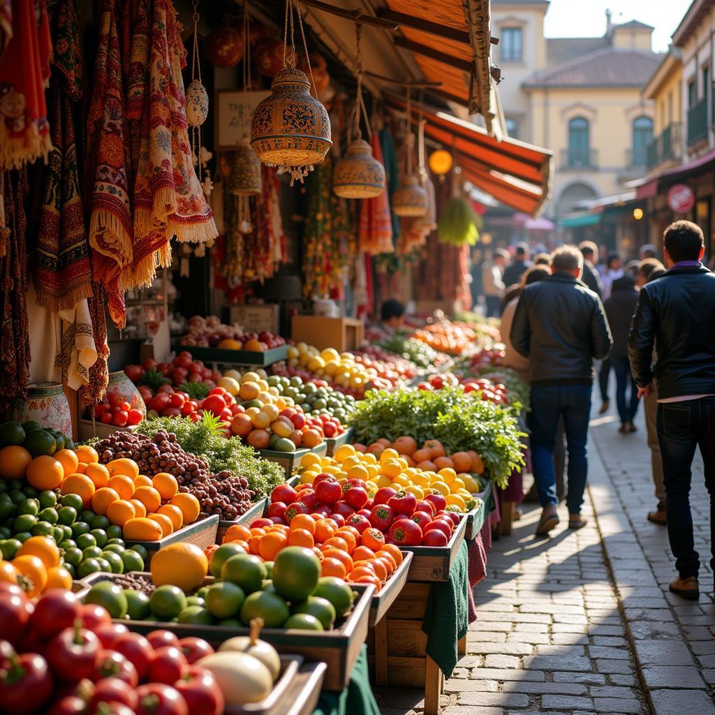 Experiencing Local Spanish Markets During Your Homestay