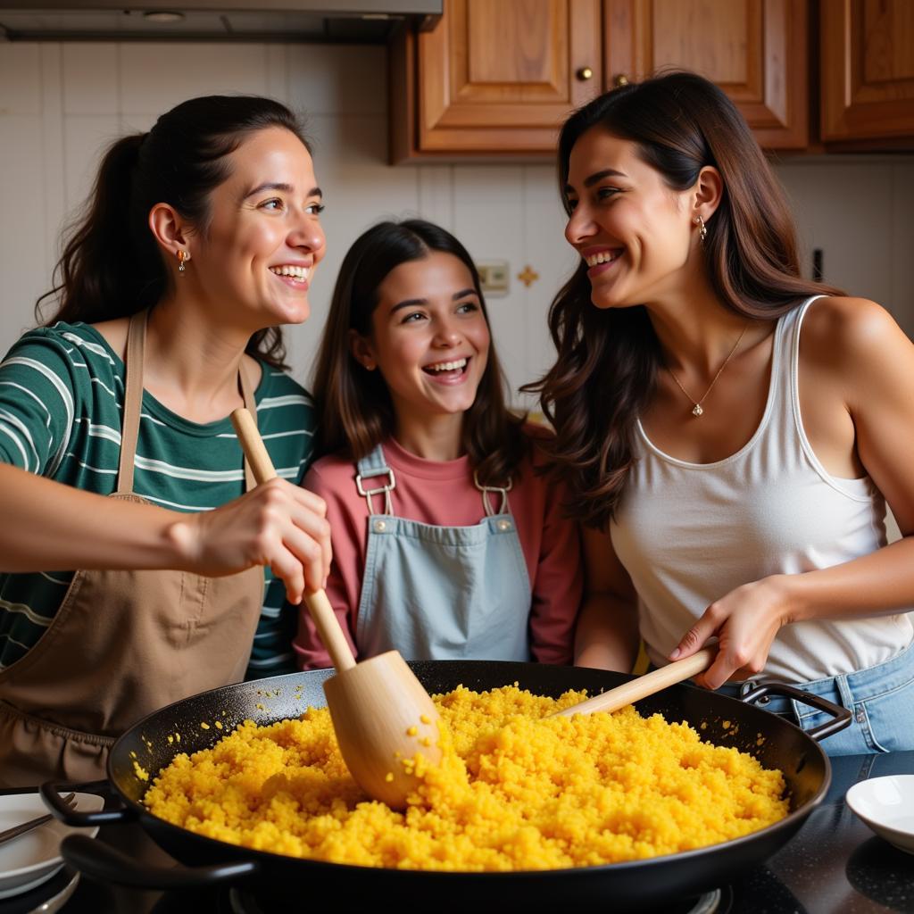 Authentic Spanish Paella Cooking Class in a Homestay