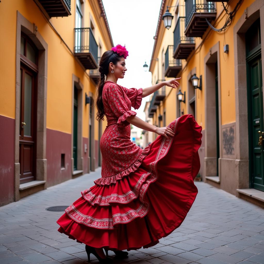 Enjoying a flamenco performance near a Seville homestay