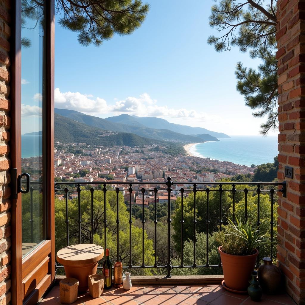 Scenic View from a Spanish Homestay