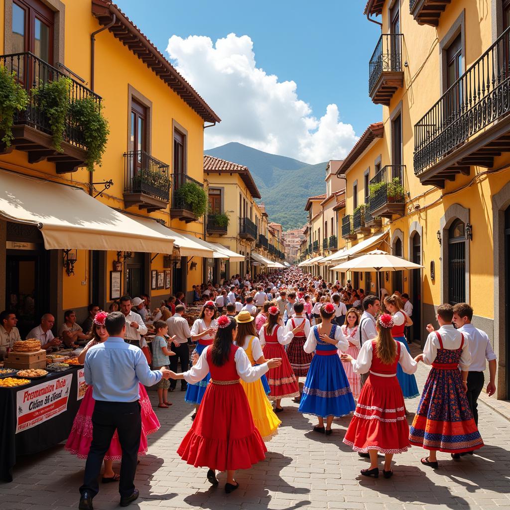 Immersing in a Vibrant Spanish Local Festival