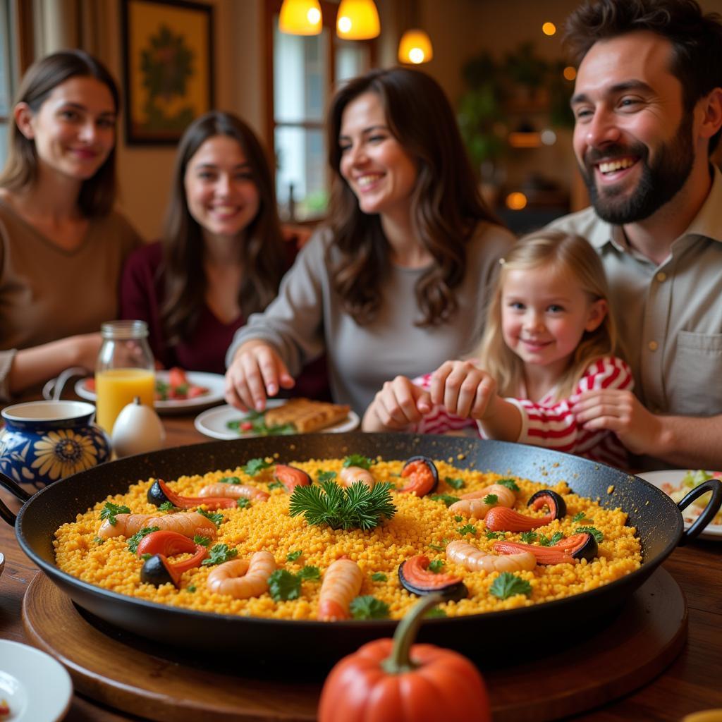 Authentic Spanish Paella Homestay Experience