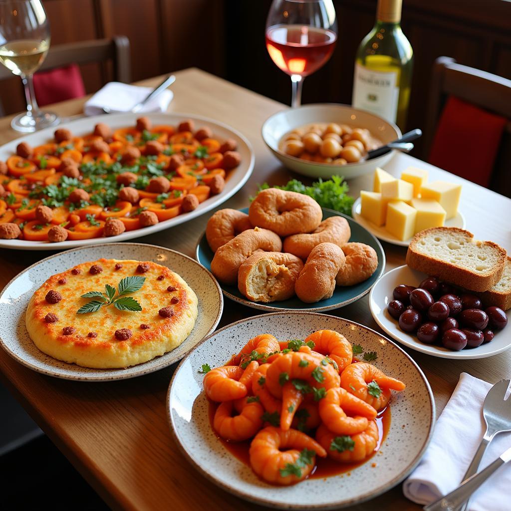 Spanish Tapas Spread