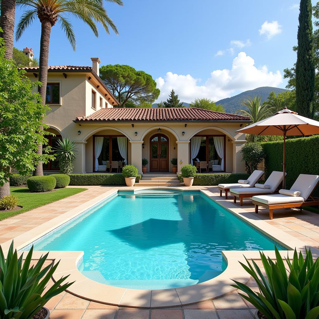 Luxurious Spanish villa with private pool